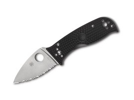 POCKET KNIFE - LIL` TEMPERANCE 3 BLACK SPYDEREDGE